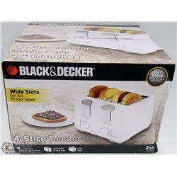BLACK & DECKER 4 SLICE TOASTER