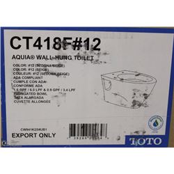 TOTO WALL HUNG TOILET CT418F#12