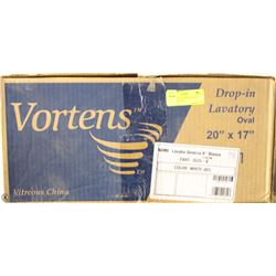 VORTEN 3525-V WHITE LAVABO VENEZIA 8" SINK