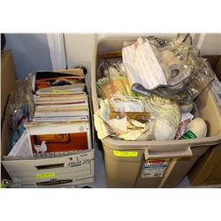 KNITTING AND EMBROIDERING BOOKS AND SUPPLIES