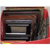 Image 1 : BOX OF ASSORTED PICTURE FRAMES