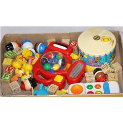 FLAT OF FISHER PRICE TOYS & MORE