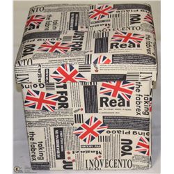 COLLAPSIBLE STOOL/STORAGE BOX