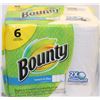 Image 1 : 6 REGULAR ROLLS BOUNTY SELECT A SIZE PAPER TOWEL
