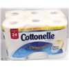 Image 1 : 12 DOUBLE ROLL COTTONELLE CLEAN CARE TOILET PAPER