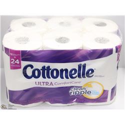 12 DOUBLE ROLLS COTTONELLE ULTRA TOILET PAPER ROLLS