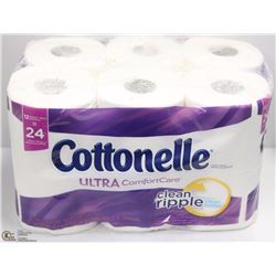 12 DOUBLE ROLLS COTTONELLE ULTRA TOILET PAPER ROLLS
