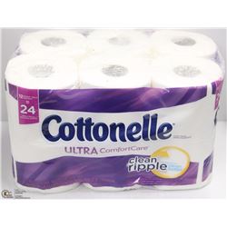 12 DOUBLE ROLLS COTTONELLE ULTRA TOILET PAPER ROLLS