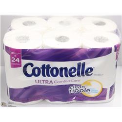 12 DOUBLE ROLLS COTTONELLE ULTRA TOILET PAPER ROLLS