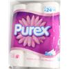 Image 1 : 12 DOUBLE ROLLS PUREX PURE COMFORT TOILET PAPER