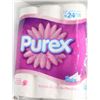 Image 1 : 12 DOUBLE ROLLS PUREX PURE COMFORT TOILET PAPER