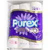 Image 1 : 12 DOUBLE ROLLS PUREX ULTRA 3PLY TOILET PAPER