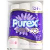 Image 1 : 12 DOUBLE ROLLS PUREX ULTRA 3PLY TOILET PAPER