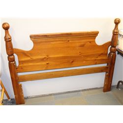 SOLID WOOD QUEEN HEADBOARD