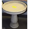 Image 1 : CONCRETE 2 PIECE BIRDBATH  15" X 15"