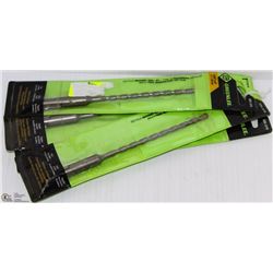 LOT OF 4 GREENLEE 3/16X6 SDS PLUS MASONRY DRILL