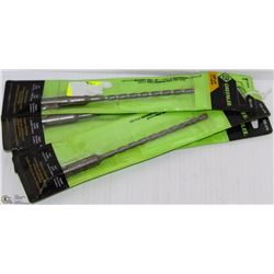 LOT OF 4 GREENLEE 3/16X6 SDS PLUS MASONRY DRILL
