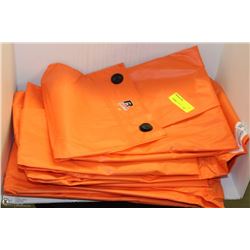 LOT OF 5 RAN PRO ORANGE BIBS