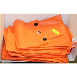 LOT OF 5 RAN PRO ORANGE BIBS