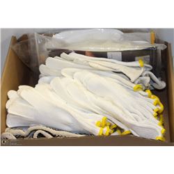 BOX OF ASSORTED WORK GLOVES