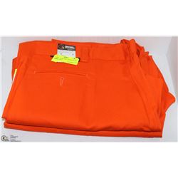 2 PAIRS OF BIG BILL ORANGE HI VIS PANTS 46X30