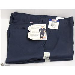2 PAIRS OF BIG BILL 28X30 NAVY WORK PANTS