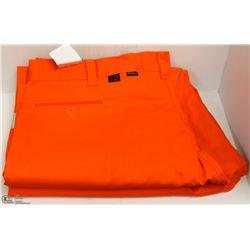 2 PAIRS OF BIG BILL ORANGE HI VIS PANTS 46X32
