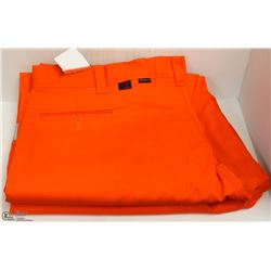 2 PAIRS OF BIG BILL ORANGE HI VIS PANTS 46X36