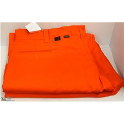 2 PAIRS OF BIG BILL ORANGE HI VIS PANTS 46X36