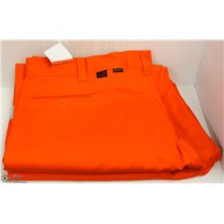 2 PAIRS OF BIG BILL ORANGE HI VIS PANTS 50X36