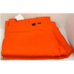 2 PAIRS OF BIG BILL ORANGE HI VIS PANTS 50X28