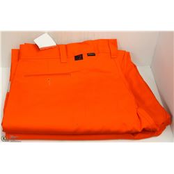 2 PAIRS OF BIG BILL ORANGE HI VIS PANTS 52X34