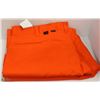 Image 1 : 2 PAIRS OF BIG BILL ORANGE HI VIS PANTS 30X34