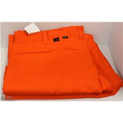 2 PAIRS OF BIG BILL ORANGE HI VIS PANTS 40X28