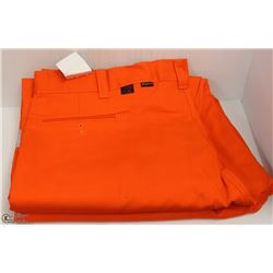 2 PAIRS OF BIG BILL ORANGE HI VIS PANTS 40X32