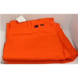 2 PAIRS OF BIG BILL ORANGE HI VIS PANTS 44X28