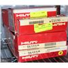 Image 1 : LOT OF ASSORTED HILTI FASTENERS