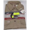 Image 1 : BIG BILL TAN BUTTON WORK SHIRT
