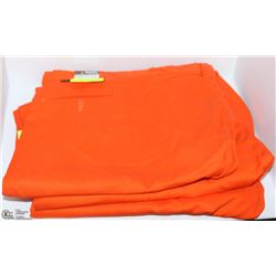 3 PAIRS OF BIG BILL 54X36 ORANGE FR WORK PANTS