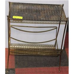 VINTAGE MAGAZINE RACK