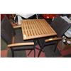 Image 1 : OUTDOOR PATIO TABLE WITH 2 CHAIRS