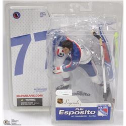 MCFARLANE'S NHL PHIL ESPOSITO NY RANGERS LEGENDS
