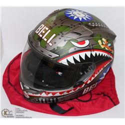 2013 vortex flying tiger full-face motorcycle helmet VortexX fog coating and durable hard coating for scratch resistance Bell Vortex "Flying Tiger" tribute