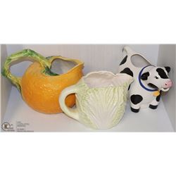 FLAT OF SUMMER JUICE PITCHERS