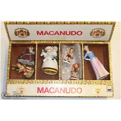 LARGE CIGAR BOX FILLED WITH ESTATE COLLECTABLES