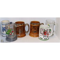 FLAT OF COLLECTIBLE STEINS