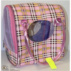 MINI PET CARRIER PLAID