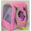 Image 1 : MINI PET CARRIER PINK FUR