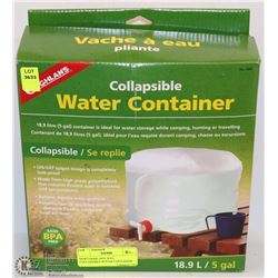 NEW COGHLAN'S 18.9 L COLLAPSIBLE WATER CONTAINER