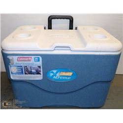 LARGE COLEMAN EXTREME COOLER ON WHEELS 47L